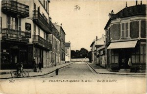 CPA VILLIERS-sur-MARNE Rue de la Mairie (869757)