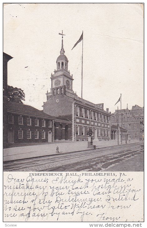 Independence Hall, Philadelphia, Pennsylvania, PU-1905