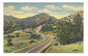 NM - Sandia Mountains. US Highway 66 ca 1930