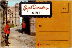 Royal Canadian Mint, Ottawa, Ontario, Vintage Chrome Folder Postcard, 13 Views