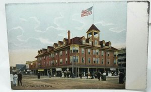 The Alberta Hotel  Old Orchard Maine USA Vintage Postcard c1910