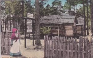 North Carolina Pinehurst Woman's Exchange Handcolored Albertype