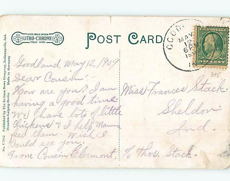 Divided-Back SHORELINE Logansport Indiana IN hp6099