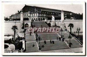 Postcard Old Marseille Escalier Monumental de la Gare