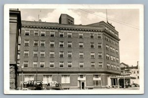 HUNTINGTON IND HOTEL LA FONTAINE ANTIQUE REAL PHOTO POSTCARD RPPC