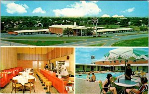 Postcard HOTEL SCENE Abilene Texas TX AM9396