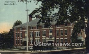 High School, Westerly - Rhode Island