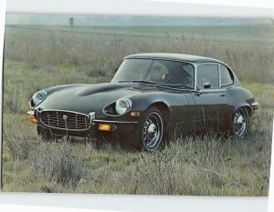 Postcard The 12-cylinder animal, Jaguar series 3 V-12 'E' type 2+2, Jaguar 