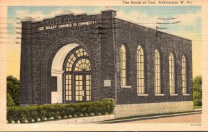 West Virginia Williamson The House Of Coal 1960 Curteich