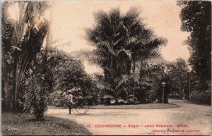 Vietnam Cochinchina Ho Chi Minh City Saigon Jardin Botanique Postcard C062