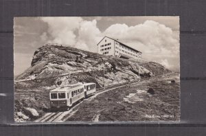 SWITZERLAND, RIGI-KULM, RAILWAY TRACKS, TRAIN, c1930 ppc., unused.