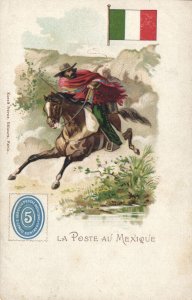 PC POSTS OF THE WORLD, MEXICO, Vintage LITHO Postcard (b44653)