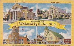 New Jersey Wildwood By The Sea A Multi View Of Some Of The Area Churchs Greet...