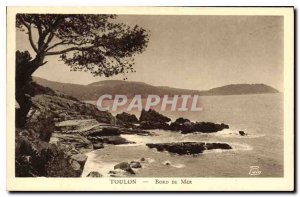 Old Postcard Toulon Seaside