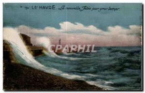 Old Postcard Le Havre New feted by GRAR lempr