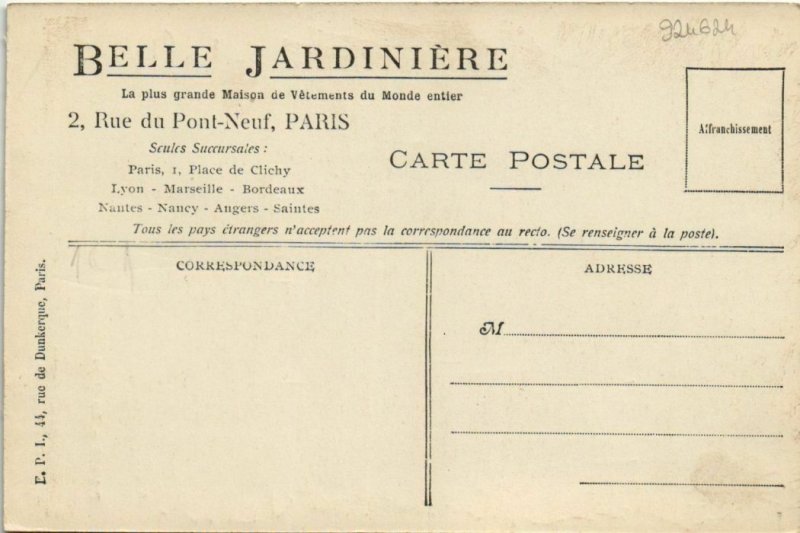 CPA PARIS Belle Jardiniere ad. Parc monceau 924624