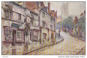 Facsimile of original water-coulour drawin, Steephill, Foggy day in a Europea...