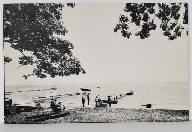 Lake Huron WENGERS RETREAT  North of AU GRES Michigan Postcard Q4