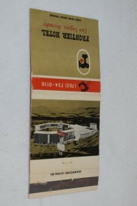 Frontier Hotel Las Vegas Nevada Building 30 Strike Matchbook Cover