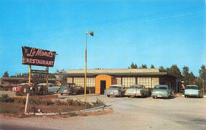 Evansville IN LeMond's Restaurant Old Cars On HI-Way 41 North, Postcard