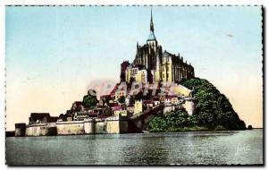 Old Postcard Cote D & # 39Emeraude Mont Saint Michel Seen from L & # 39Hotel