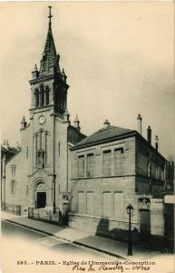 CPA PARIS 12e Église de l'Immaculée-Conception. Rue du rendez-vous (539137)