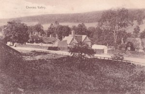 Chenies Valley Hertfordshire Antique Aerial Postcard