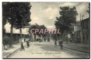 Old Postcard Suresnes Boulevard Versailles Children