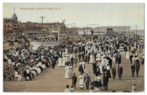 Boardwalk, Asbury Park, New Jersey, Unused Valentine & Sons Postcard