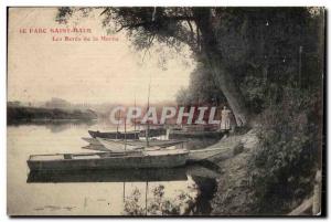 Old Postcard Le Parc Saint Maur The Banks of the Marne