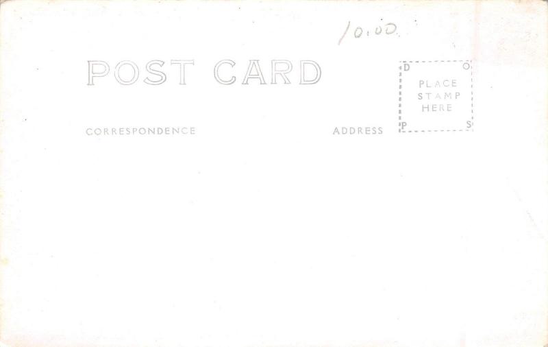 Iowa Ia Postcard Real Photo RPPC c1930s ALGONA Ambrose Call State Park Lodge