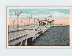 Postcard Million Dollar Recreation Pier The Sunshine City St. Petersburg FL USA