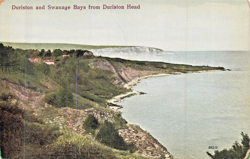 Dorset England~Durlston Swanage Bays From Durlston Head Postcard