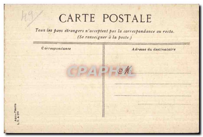 Old Postcard The Garden Mail Angers