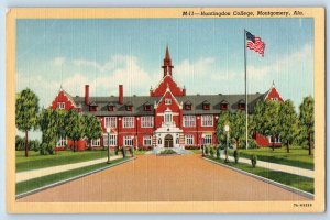 c1940's Huntingdon College Campus Building Facade Montgomery Alabama AL Postcard
