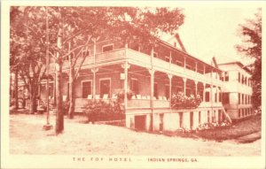 Georgia Indian Spring The Foy Hotel