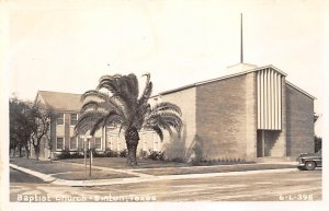 Baptist Church Real Photo - Sinton, Texas TX