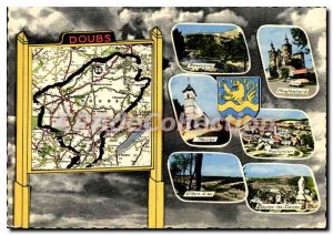 Postcard Modern Doubs area Hectares