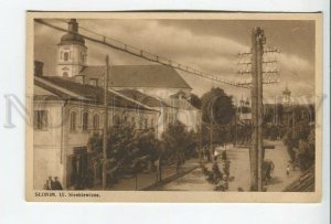 461080 Poland Belarus Slonim Senkevich street Vintage postcard