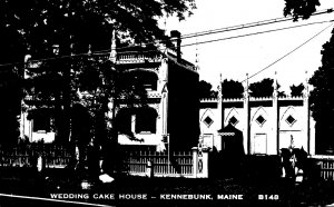 Maine Kennebunk Wedding Cake House Real Photo
