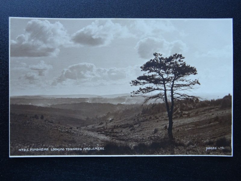 Surrey Collection 4 x HINDHEAD Views c1917 RP Postcards by Judges