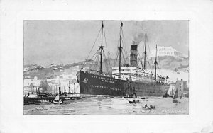 RMS Pannonia Cunard Line Ship Unused 
