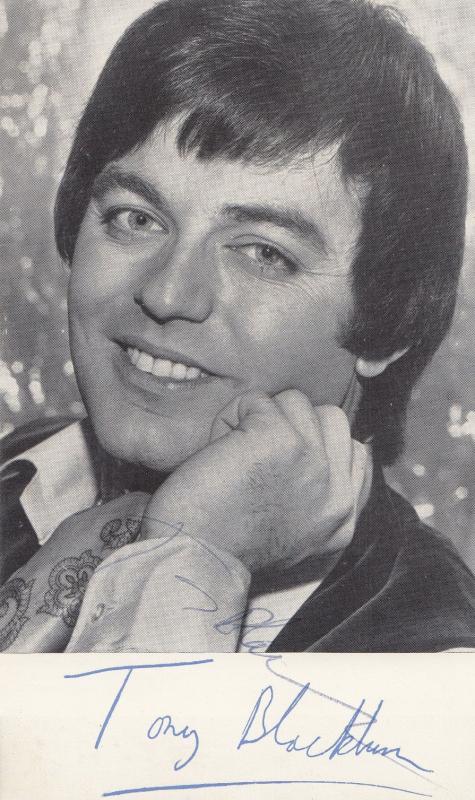 Tony Blackburn 1973 Live Radio 1 Southend On Sea Top Rank Hand Signed Photo