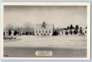 Alexandria Virginia Postcard Fairfax Cabins Roadside View Building Exterior 1940