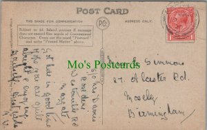 Genealogy Postcard - Simmons - 27 Alcester Road, Moseley, Birmingham RF7961