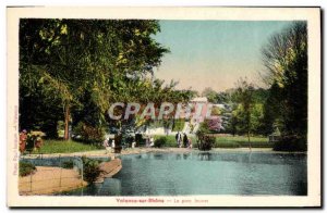 Old Postcard Valencia Sur Rhone The Jouvet Park