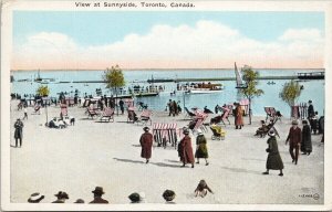 Toronto Ontario View at Sunnyside (Tor.Ham & ? RPO) Postcard G40