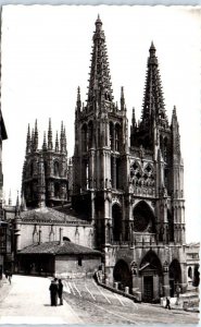 Postcard - Principal façade, Cathedral - Burgos, Spain