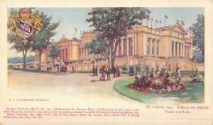 St Louis '04 Expo, PMC, Regal Shoes, US Government Building, Old Postcard