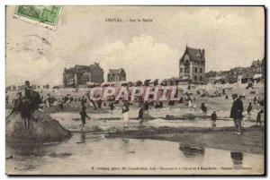 Old Postcard Onival On the Sand